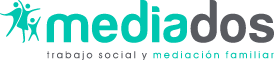 Logotipo Mediados Blanco